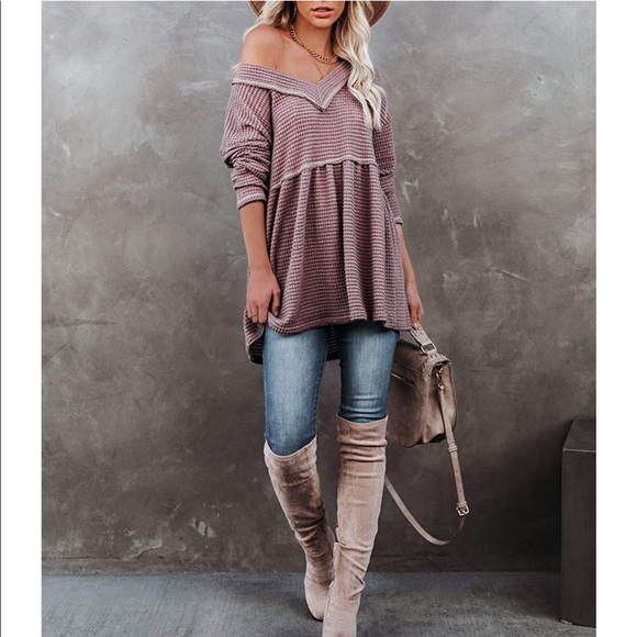 Womens Sweater Dress - Picture 3 of 5